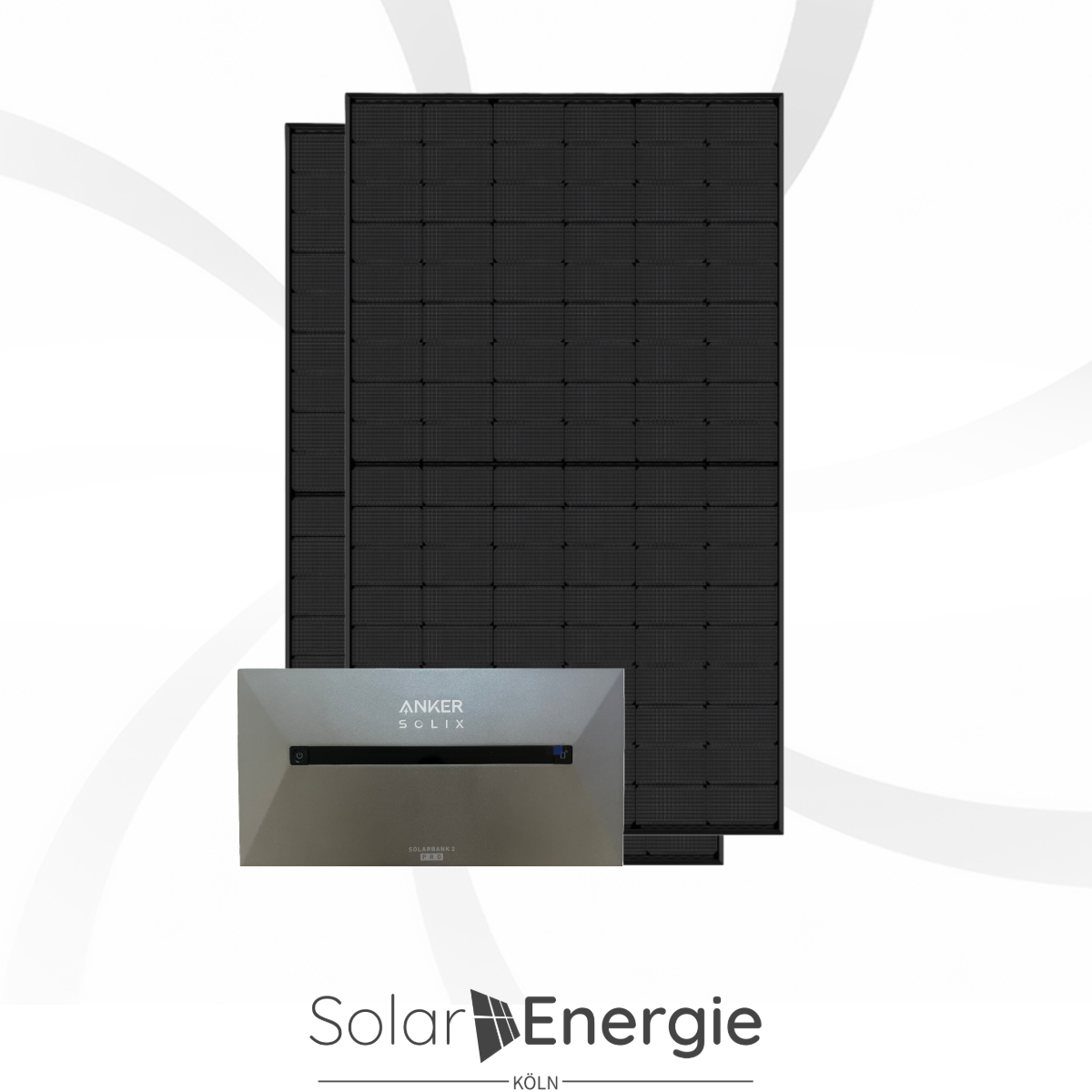 1000W Balkonkraftwerk 2 x Jolywood 450W oder 500W PV Modulen -ANKER Solarbank2 E1600 PRO