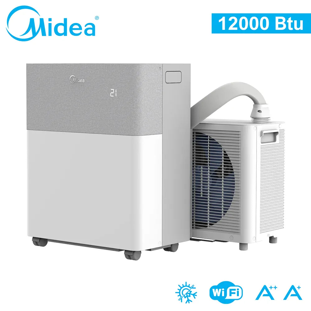Midea PortaSplit 12000 BTU – Mobile Split-Klimaanlage zum Selbsteinbau | Kühlen & Heizen | Vorbestellung: 749 € Anzahlung (Gesamt 1.499 €)