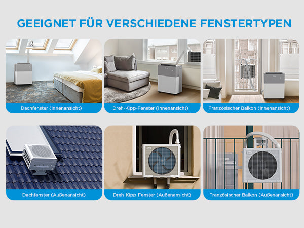 Midea PortaSplit Cool – Mobile Split-Klimaanlage 8000 BTU A++ ohne Installation | Sommer-Aktion 649€