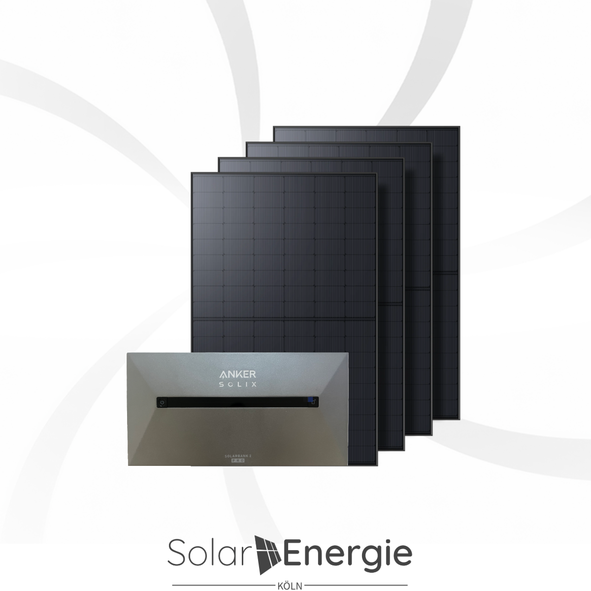 2000W Balkonkraftwerk 4 x Jolywood 450W oder 500W PV Modulen -ANKER Solarbank2 E1600 PRO