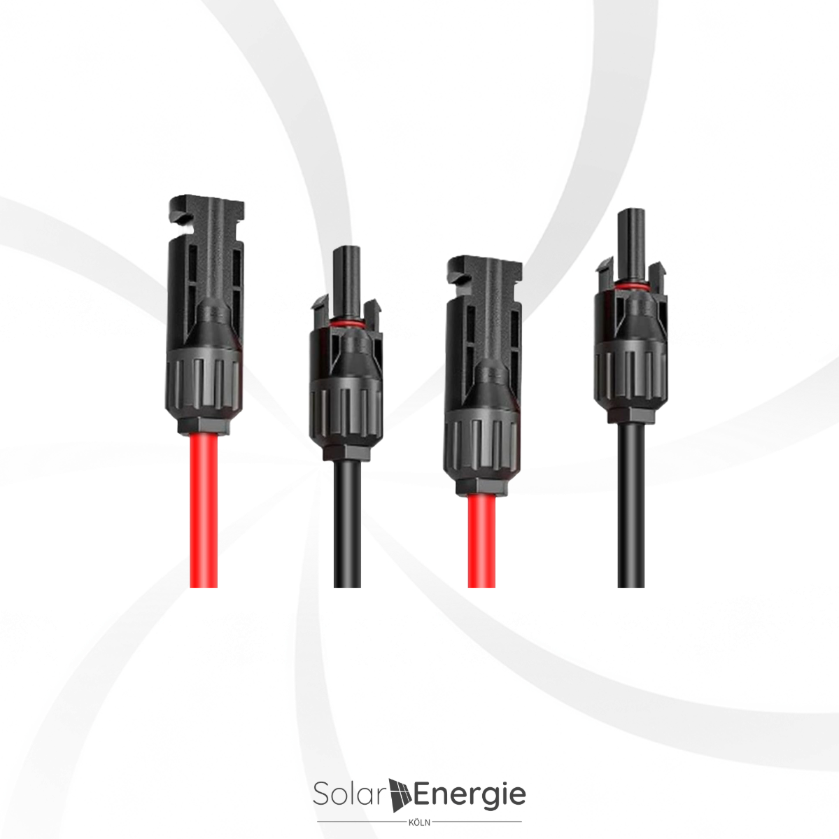 Solarkabel 4mm² , Solarkabel Verlängerung 1M