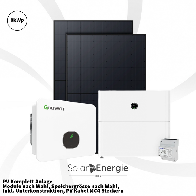 PV Komplett Anlage 8kWp -18