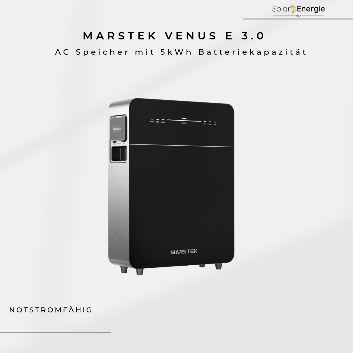 Marstek Venus E V3 3.0 5120Wh AC GEN 3.0 Preis: 989 EUR Vorbestellung - Abholung ab 25.05. ! 50% Anzahlung vom Gesamtpreis - Rest bei Abholung.