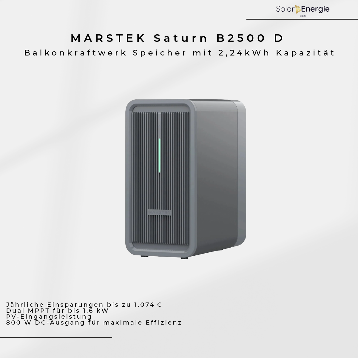 Marstek Speicher B2500-D (2,24 kWh)
