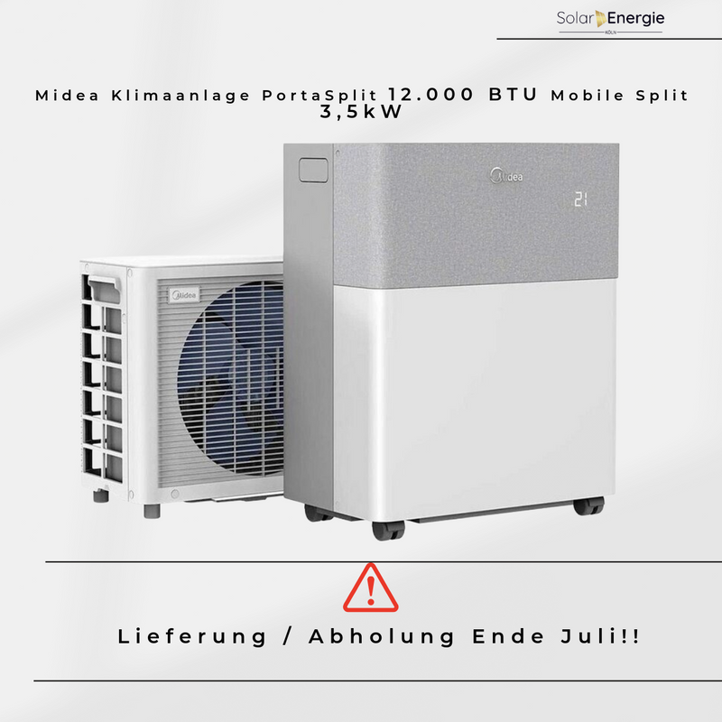 Midea PortaSplit Cool 3,5kw – Mobile Split-Klimaanlage 12000 BTU A++ sofort nach Absprache abholbar!