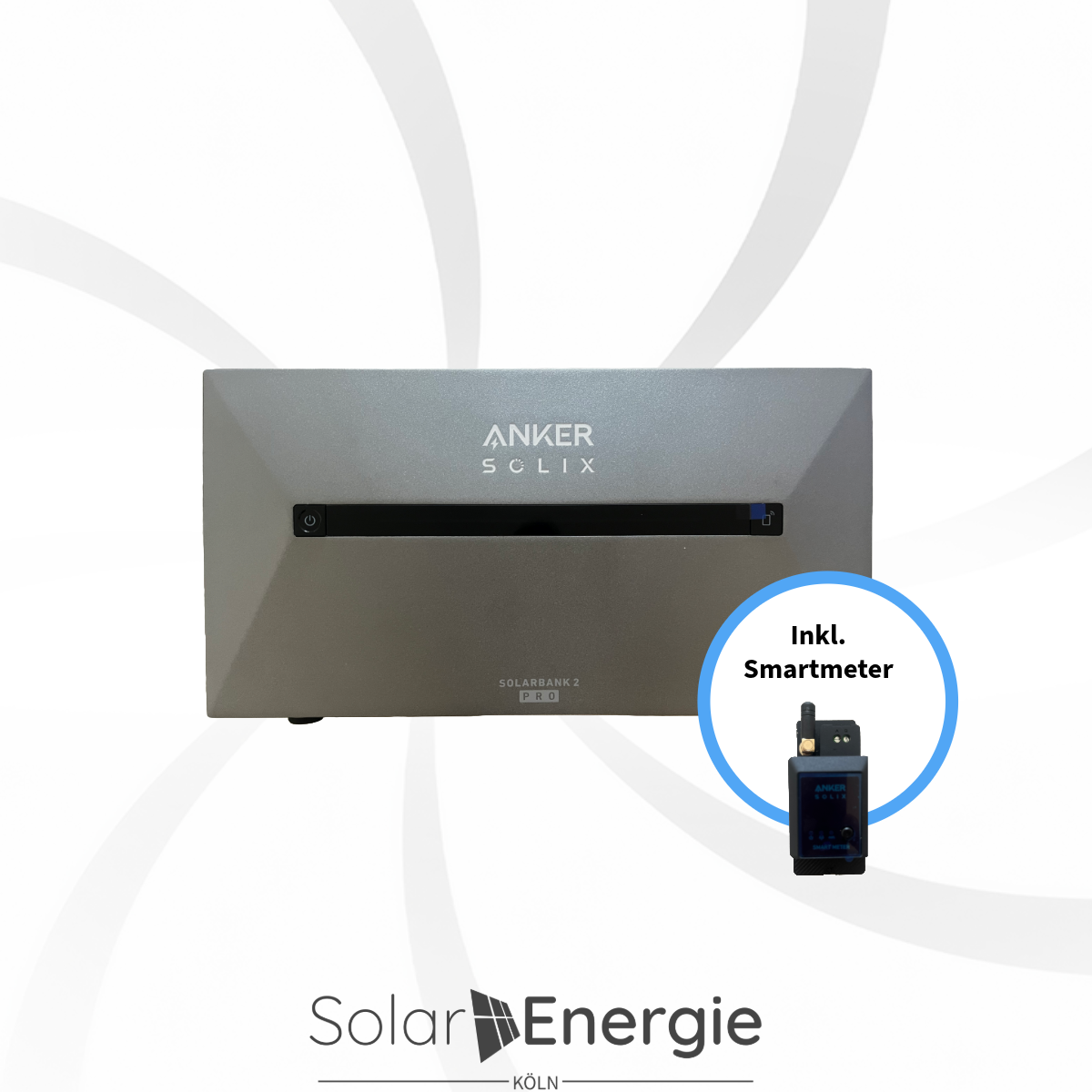 Anker SOLIX Solarbank 2 E1600 Pro Balkonkraftwerk 4 MPPT 2400W mit Smartmeter