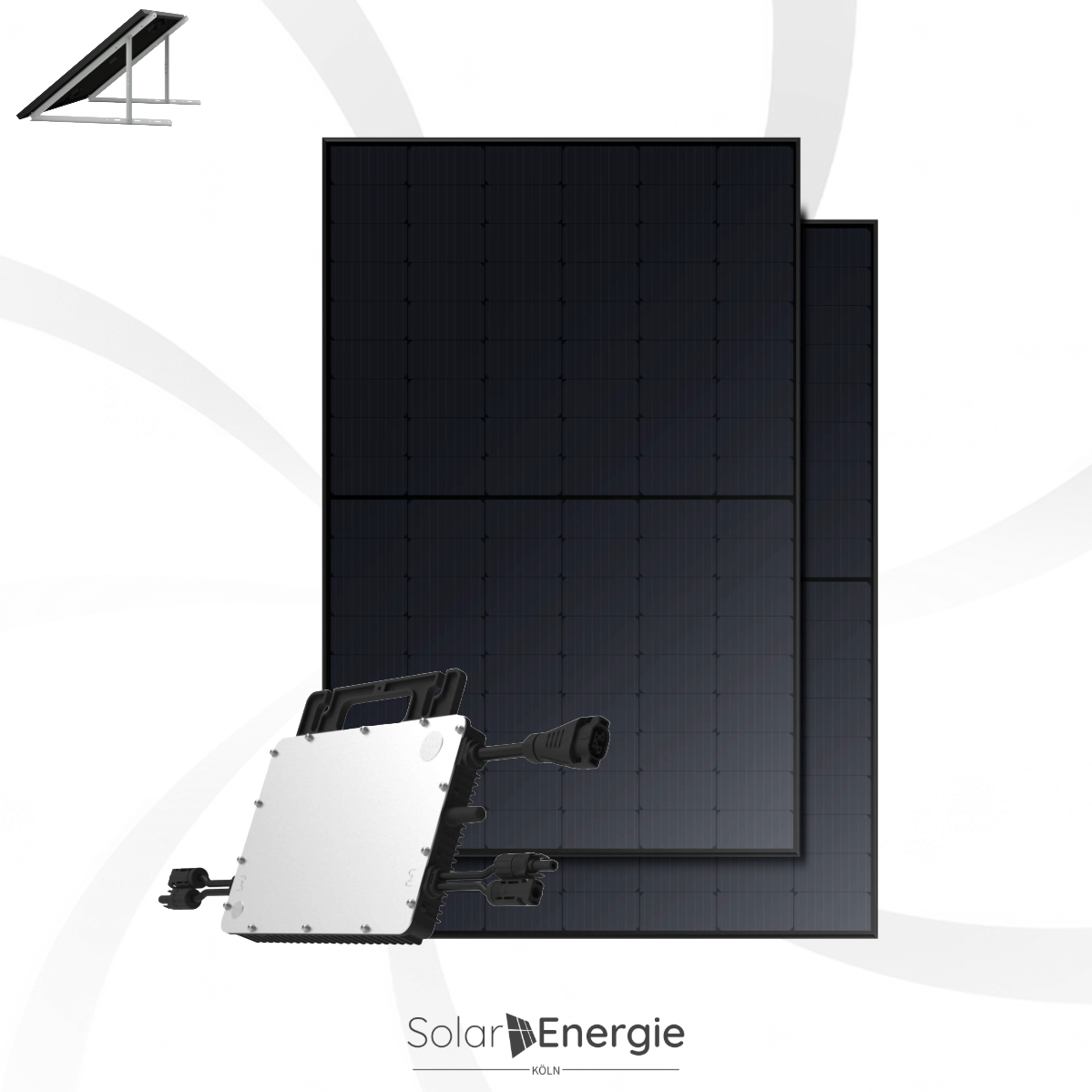 910W Balkonkraftwerk  Hoymiles HMS 800 mit Wlan - 2 x Regitec 455W PV Modulen