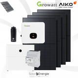 PV Anlage 6kWp -13 x AIKO 455W - GROWATT MOD6 + 5kW Speicher inkl. Unterkonstruktion